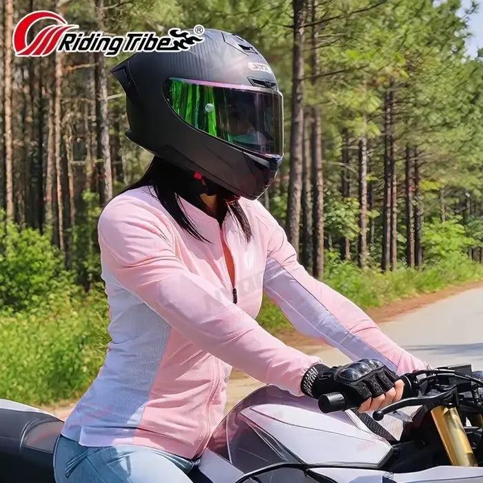 Veste de moto femme protection CE sécurité style été vert armée noir STREET GEAR JACKET