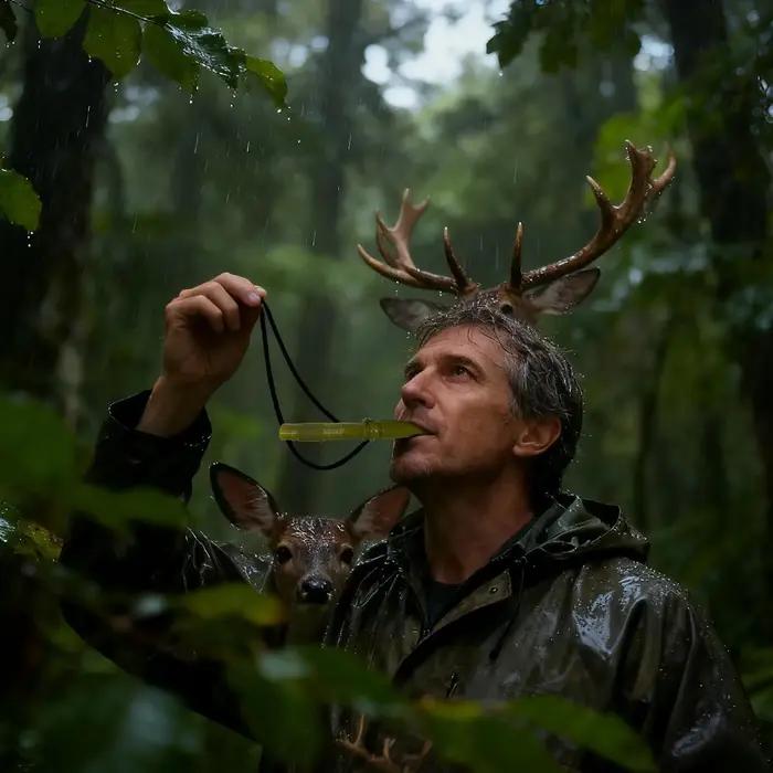 Bois de cerf cliquetis réglable réaliste pour chasse entraînement sport plage
