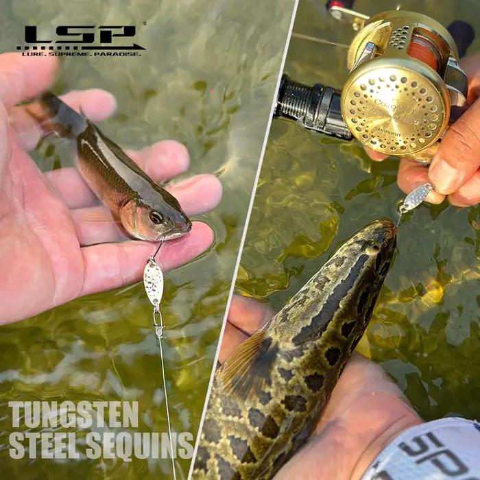 Leurres métal sequin LSP 1.8g à 5.3g pour bar - Paillettes artificielles dures pour pêche carnassier