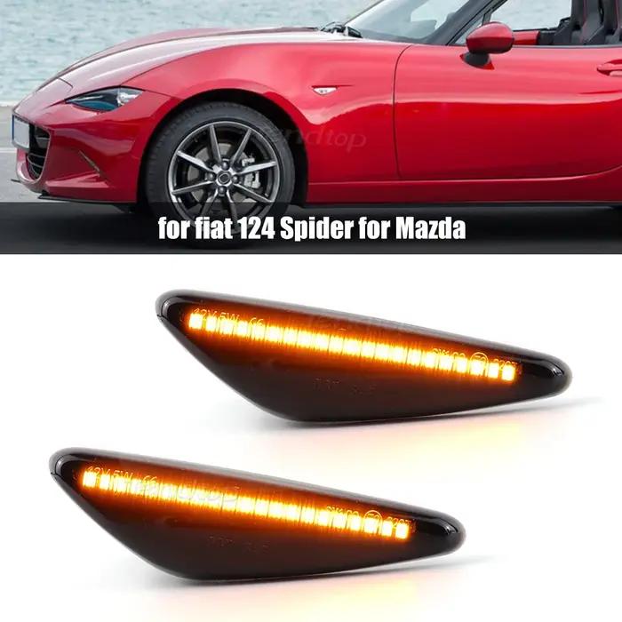 Clignotant LED garde-boue dynamique clignotant feu de position latéral pour Mazda MX5 RX-8 6 Atenza
