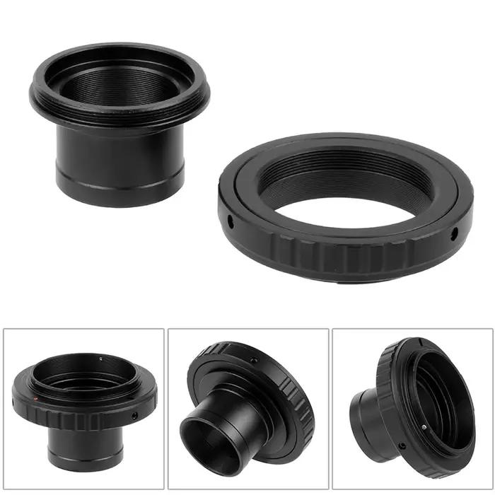 1,25"; Adaptateur de télescope en métal à monture en T et appareils photo Canon EOS Nikon Sony SLR/D