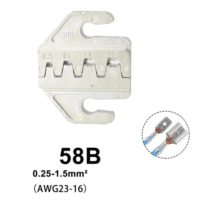 Suffiser SN-58B = 28B + 48B Pince à sertir les fils 0.25-1.5 mm² pour Box TAB 2.8/4.8/6.3 SM2.5 XH2.54 politiquement