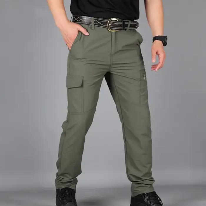 Pantalon cargo travail asiatique homme été multi-poches pour équipement chasse et activités outdoor