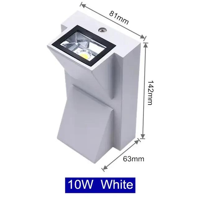 5W 10W mur LED lampe étanche IP65 extérieur applique murale balcon jardin décoration éclairage