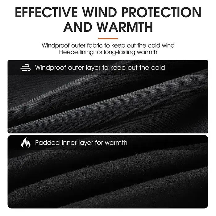 WEST BIKING-Cagoule de cyclisme en velours, écharpe de course chaude, couverture complète du visage,