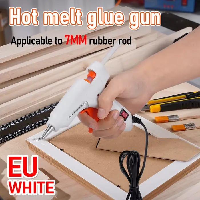 Pistolet à colle thermofusible 90W avec interrupteur pour bâton de colle de 7mm, Mini pistolet à cha