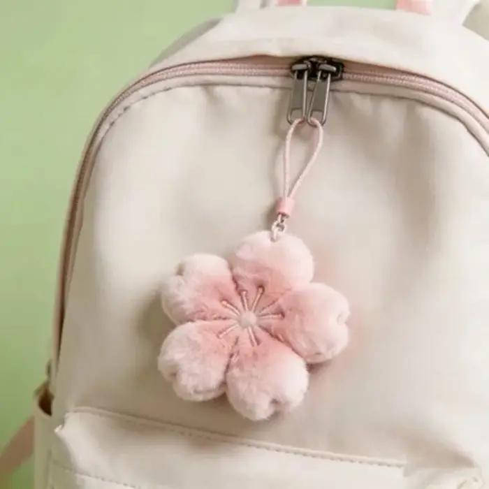 Nouvelle série Sakura 2026 : Pendentif porte-clés en peluche réconfortant, cadeau mignon pour fille,