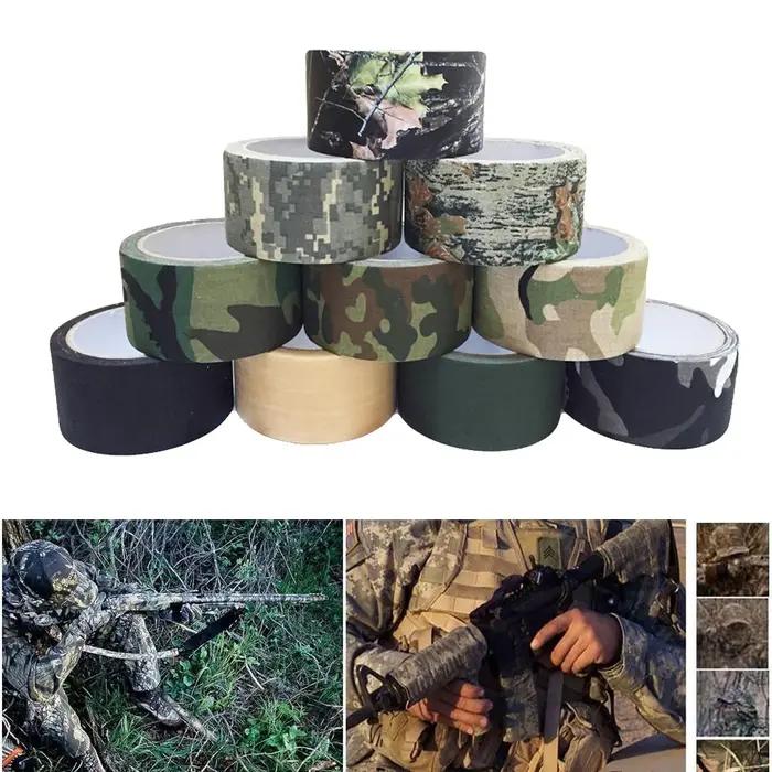 10M Multi-functional Camo Tape Self-adhesive Camouflage Hunting Paintball Airsof
