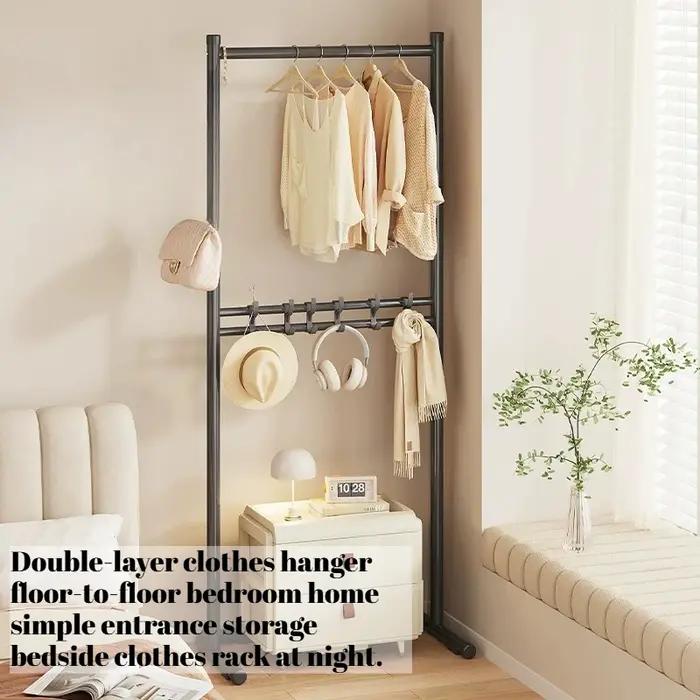 Porte-manteau mural en métal moderne pour accrocher vêtements et chapeaux entrée accueillante et bien organisée pour maison et hôtel