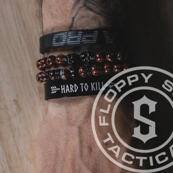 Accessoires de chasse tactiques, bracelet en acier inoxydable électro-plaqué BK, GBRS GROUP HARD TO KILL