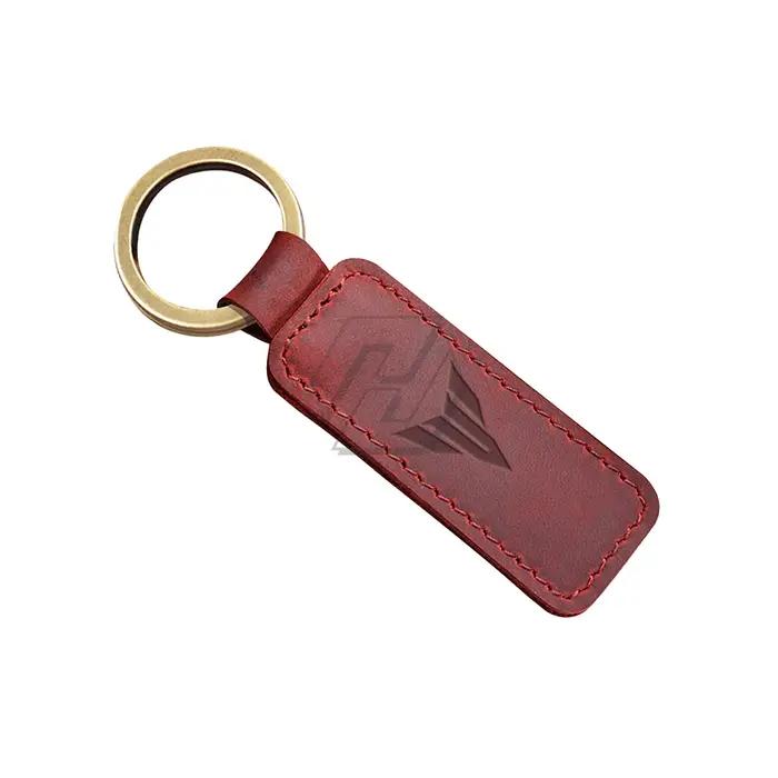 Porte-clés de moto en cuir de vachette pour Yamaha