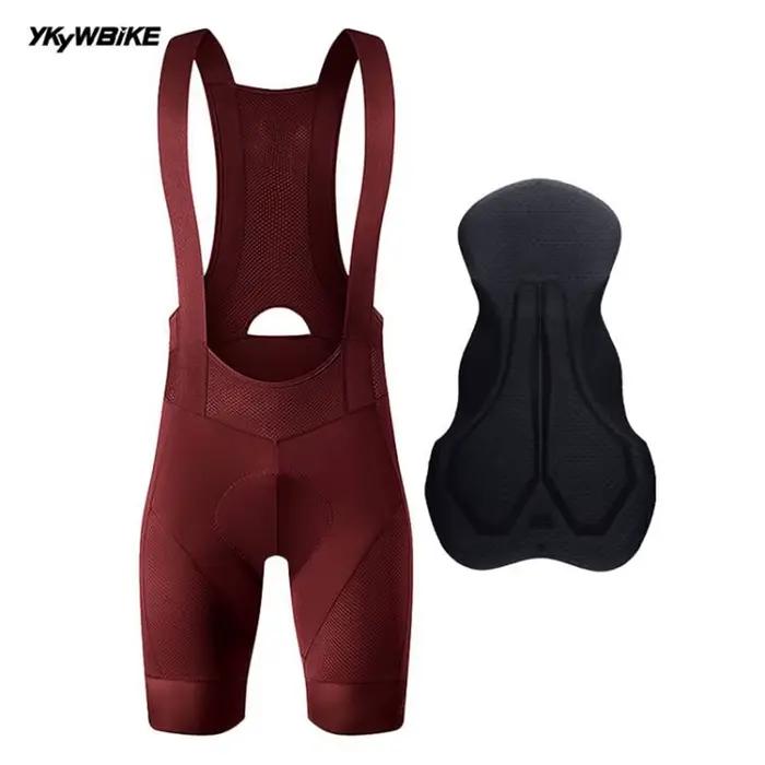 YKYW Cyclisme cuissard rouge short pour homme été vélo de route équitation cuissard respirant pantal