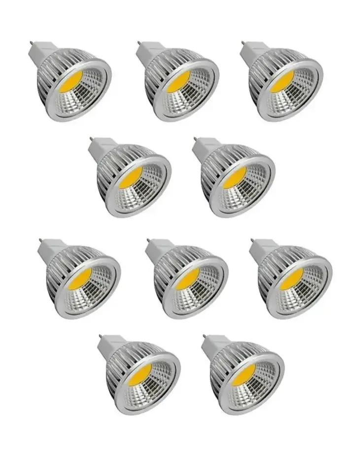 1 pièces mr16 AC/DC 12 v Super lumineux MR16 COB 3 W 5 W 7 W LED ampoule lampe MR16 12 V, blanc chau