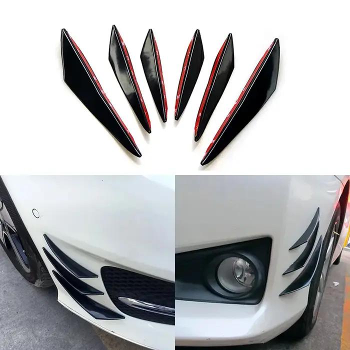 Offre spéciale 6 pièces/ensemble décoration diffuseur séparateur aileron corps Spoiler Canard Valenc
