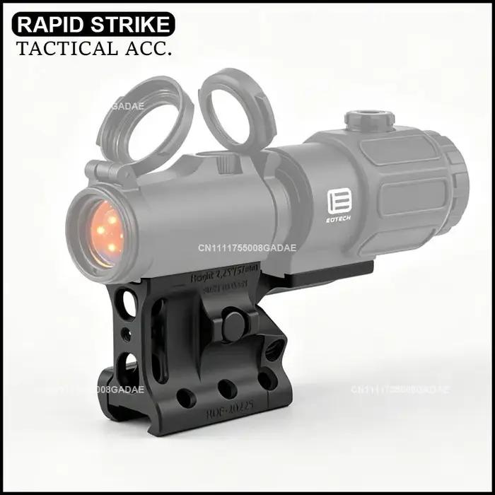 Support de montage pour viseur point rouge Sp***r RD/F 20225K compatible avec T1/T2/H1/H2 ROMEO5 avec loupe RDM-40225B EOTECH G33/G43/G45