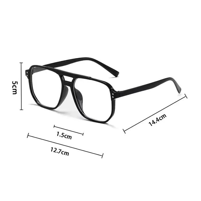 Lunettes de soleil carrées rétro pour femmes et hommes, lunettes de soleil polygonales noires vintag