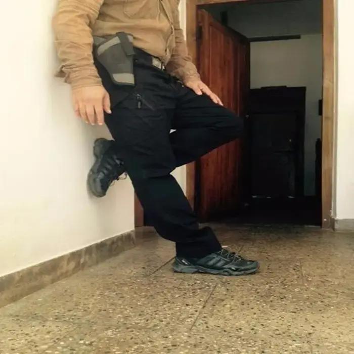 Pantalon cargo militaire tactique 97% coton stretch - Multi-poches pour chasse combat SWAT armée
