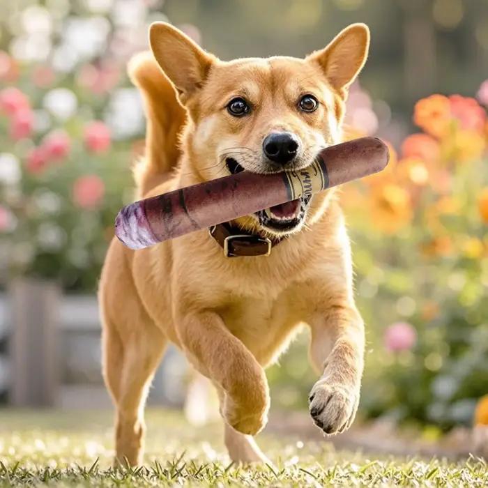 Jouet drôle pour chien avec son grinçant interactif et douceur remplie de coton en peluche pour chiots et chiens de