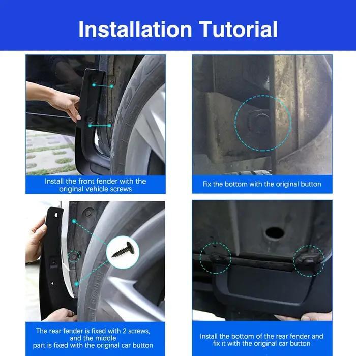 Garde-boue de voiture pour Hyundai Santa Fe, garde-boue, garde-boue, réglage des éclaboussures, acce