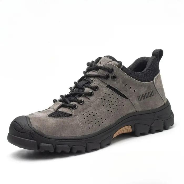 Chaussures de sécurité pour hommes bout en acier semelles kevlar anti-perforation décontractées pour travail et occasions spéciales