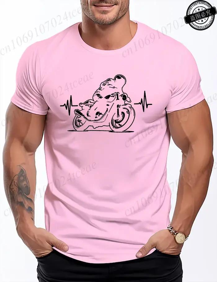 T-shirt de course de moto pour hommes