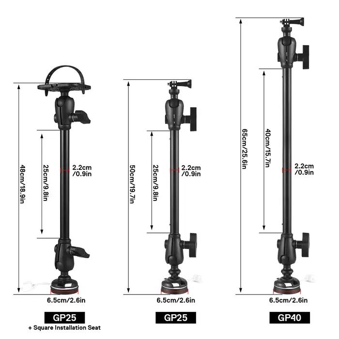 Support de montage pour caméra de Kayak, accessoires pour bateau de Kayak
