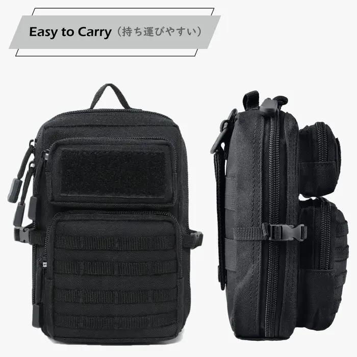 Pochette utilitaire tactique Molle, sac de taille pour outils de téléphone, sac médical EDC IFAK, Mi
