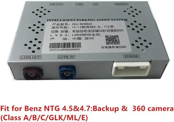 Interface d'affichage de caméra avant et arrière, décodeur de recul Ntg 4.5 Ntg 4.7 pour Benz