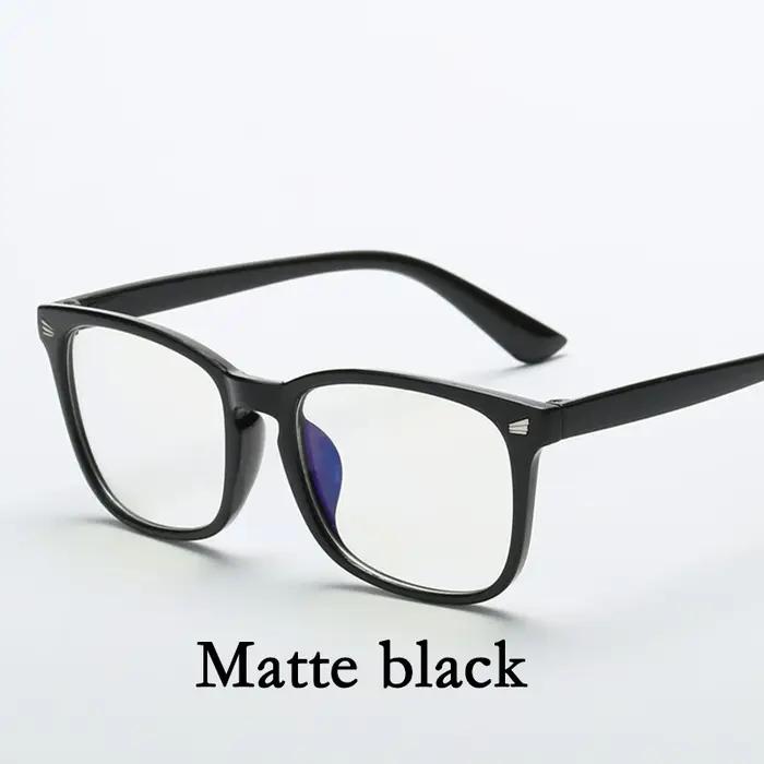 Monture de lunettes d'ordinateur transparente pour hommes et femmes
