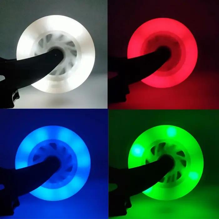 Patins à roulettes en ligne avec LED Flash Wheel, patins de vitesse pour Barrage de roche, pneus en