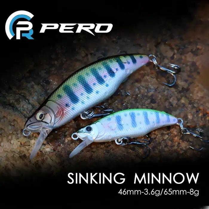 LETOYO 46mm 3.6g/65mm 8g coulant vairon truite leurre de pêche Wobblers appât artificiel pour truite
