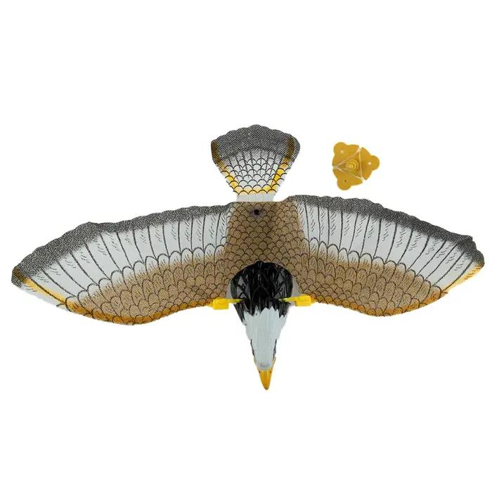 Eloigne-oiseaux suspendu en forme d'aigle pour jardin protection répulsif de type hibou volant éloigne-oiseaux de jardin chasse-gueules pour extérieur lutte antiparasitaire