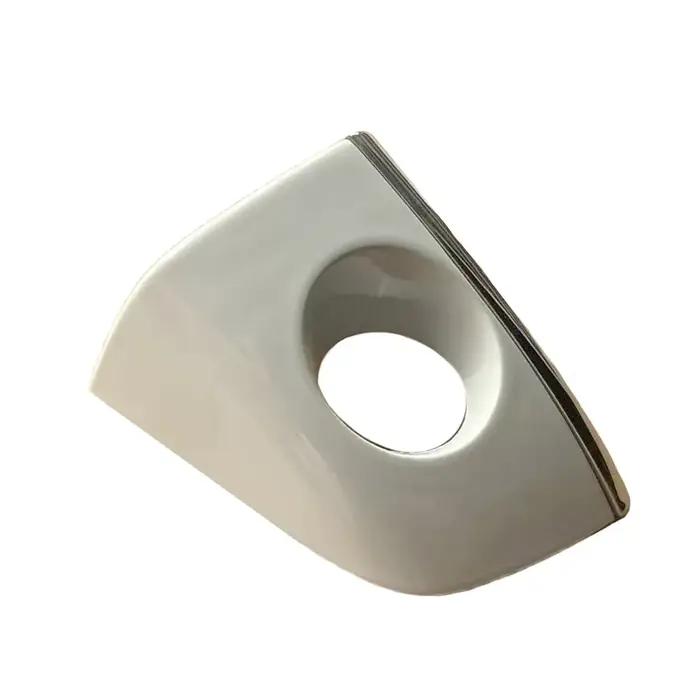 Capuchon de trou de clé de serrure de poignée de porte chromé blanc, avant Dock Qufresh C8, A8, S8,