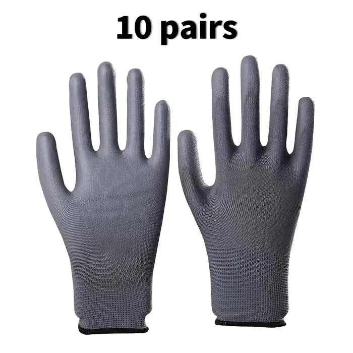 Gants de travail enduits de PU Palm | Résistant à l'huile pour la construction et les machines |