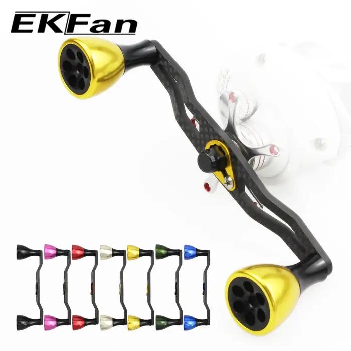 EKFAN-Poignée de pêche en fibre de carbone, adaptée à DAI & SHI, nouveau moulinet jig à roue de tamb