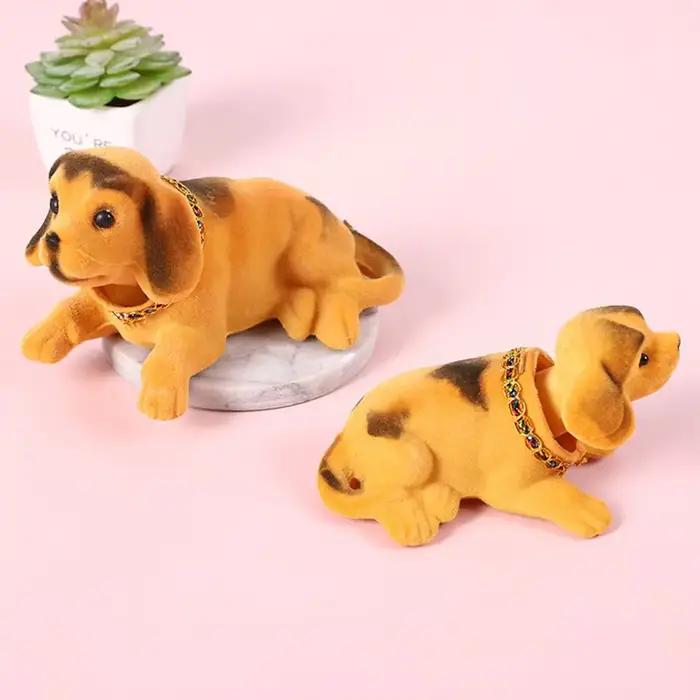Ornements de voiture secouant la tête poupée de chien jouets tableau de bord chiot mignon accessoire intérieur automobile décoration cadeau enfant occasions spéciales
