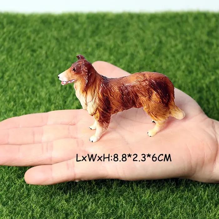 Figurines d'animaux UTOMY en PVC pour collection et décoration intérieure - Chiens divers - Idéal pour Noël, anniversaires et cadeaux d'années-bonnes