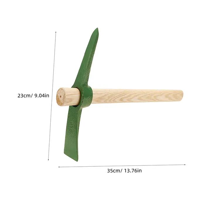 Houe creuse en acier pour jardin, pioche domestique, outil de jardinage pratique, pioche multifoncti