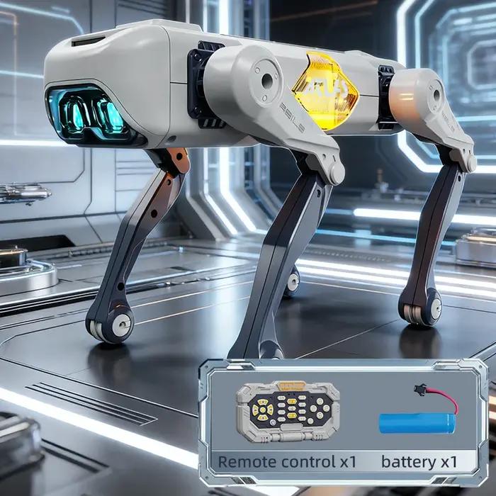 Chien robot intelligent RC électrique, chien mécanique multifonctionnel RC, jouet éducatif, jouet ro