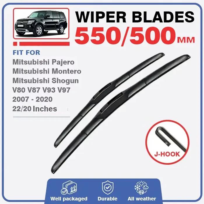 Balai d'essuie-glace pour Mitsubishi Pajero 4 Montero Shogun 2007 – 2020 V80 V87 V93 V97, accessoire