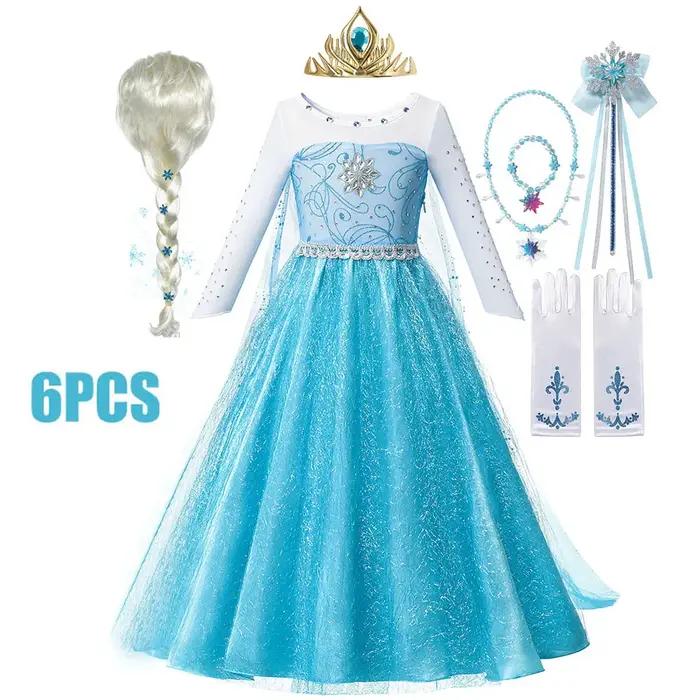 Anna Costume pour enfants fille fantaisie robe de fête d'anniversaire