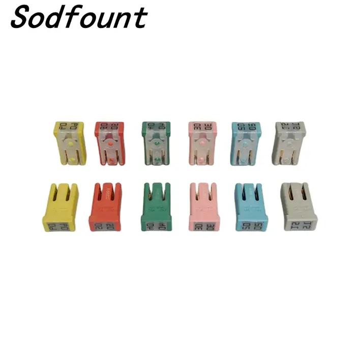 Fusible de voiture série 695, 15A 20A 25A 30A 40A 50A 60A, petit type rectangulaire, cartouche autom