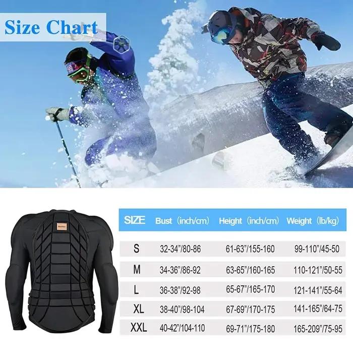 BEN KEN Ski protection Ski Collision vêtements intérieur doux armure corps