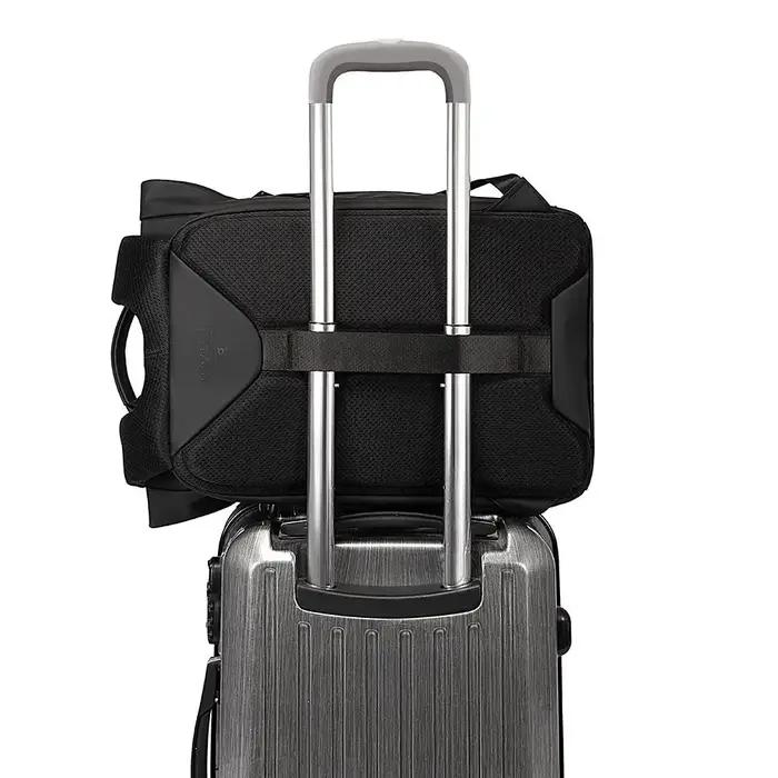Mochila Bange-Sac de voyage étanche à compartiments multiples pour homme, ordinateur portable, noir,