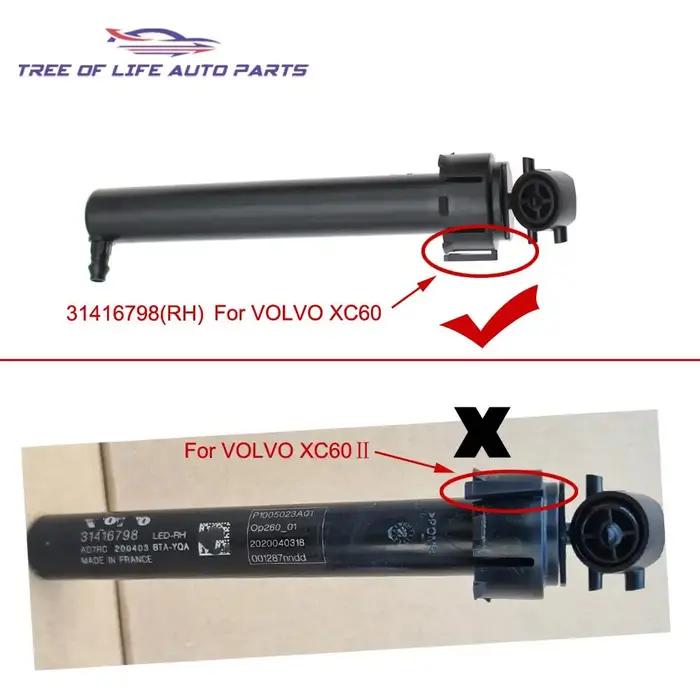 Buse de lavage des phares avant, Jet actionneur, pour VOLVO XC60 31416798 31416797 2018 2019 2020 20