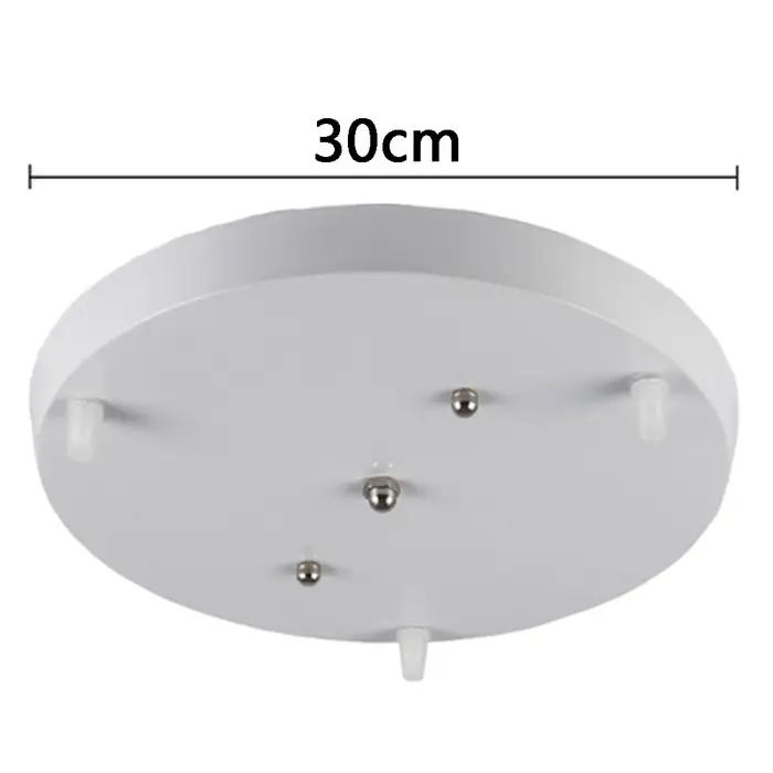 Bricolage plafond monté Base auvent plaque 3 têtes lustres suspension éclairage suspendu