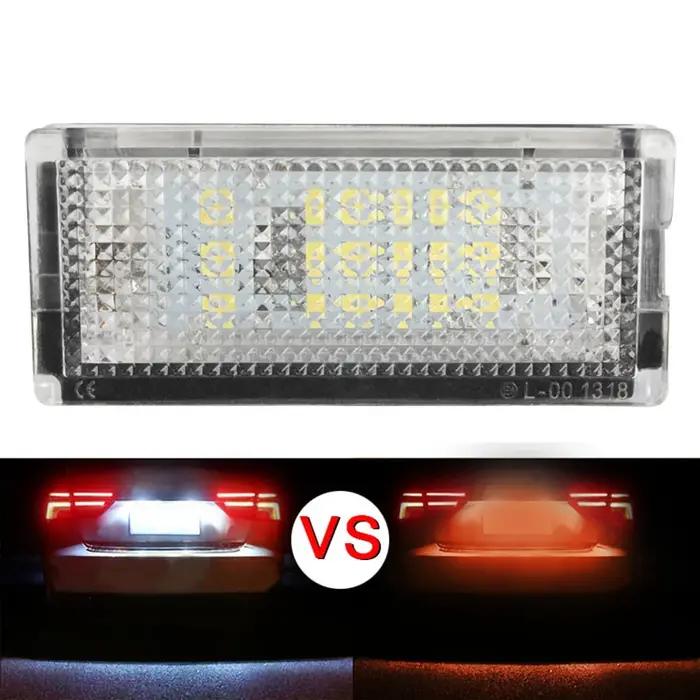 Ampoules LED blanches pour BMW Série 3 E46 4D 4DR 1998-2002, feu arrière automatique, lumière de pla