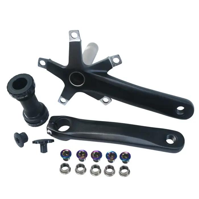 Pédalier de vélo de route 130BCD, jeu de manivelles 152mm 165mm 170mm, bras de manivelle à vitesse u