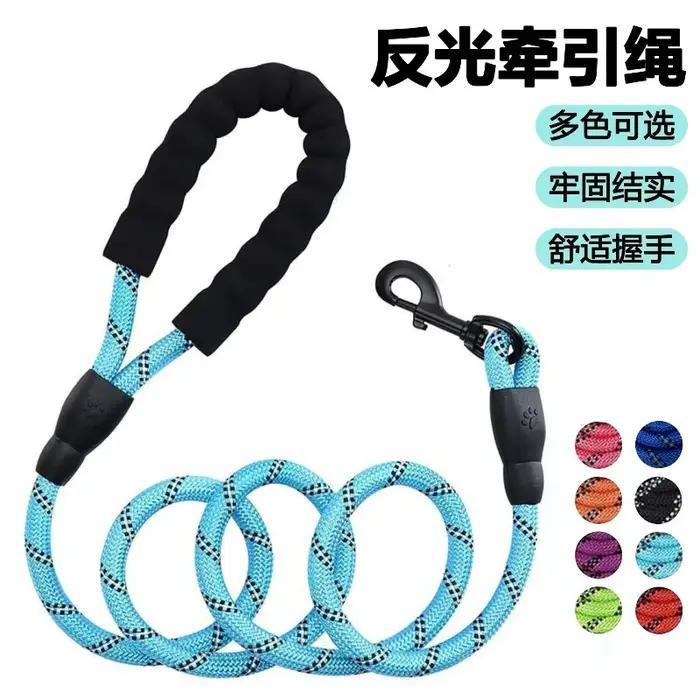 Laisse pour chien, laisse pour chien qui brille la nuit en extérieur