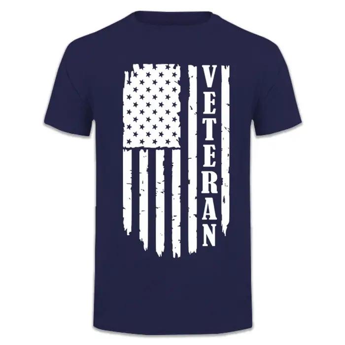 T-Shirt décontracté en polyester avec motif animal de compagnie, parfait pour célébrer le Jour des Vétérans, le 4 juillet et toutes occasions patriotiques